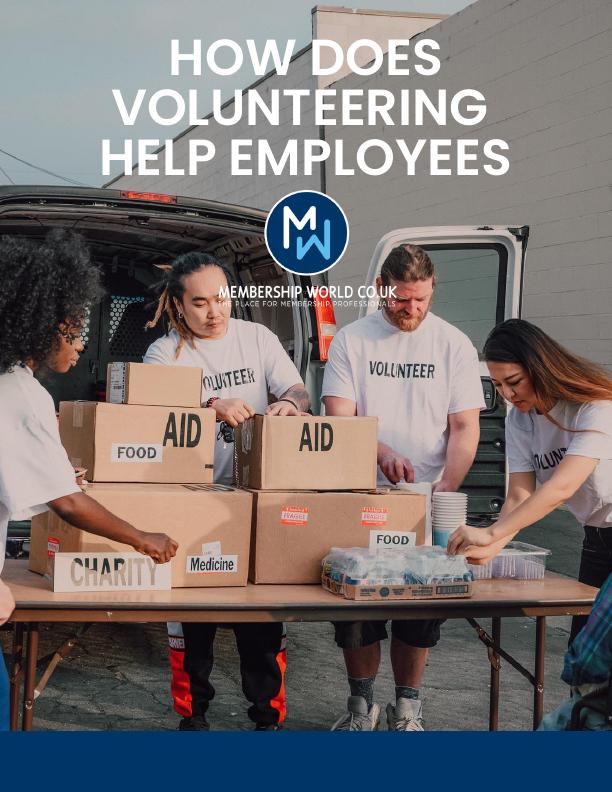 How Does Volunteering Help Employees — report cover